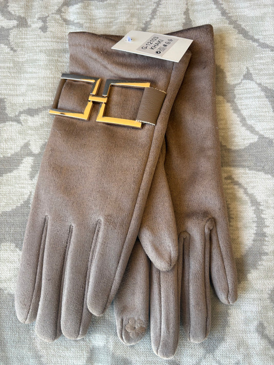 Gants Taupe